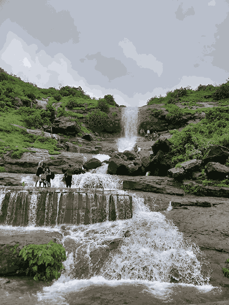 Bhaje Malawali Waterfall Pune
