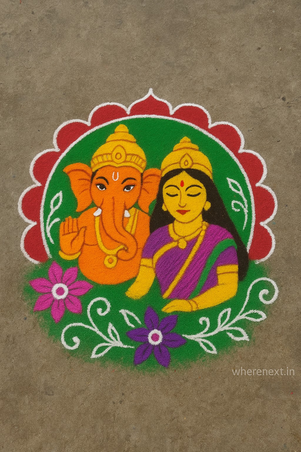 सण-समारंभांसाठी सोप्या आणि सुंदर रांगोळी डिझाइन्स - दिवाळी, गणपती, संक्रांत आणि बरेच काही