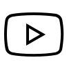 Youtube social media icon